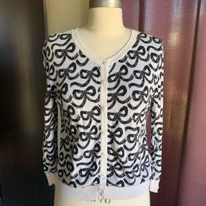 Black & White Bow Cardigan 🎀